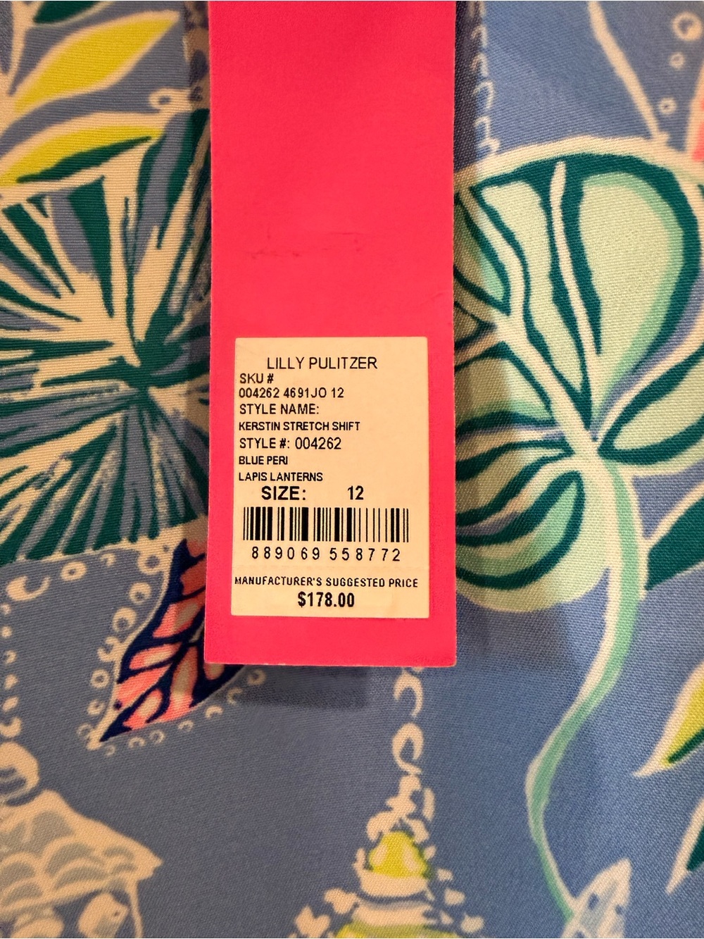 Lilly Pulitzer Kerstin Stretch Shift Dress - Picture 3 of 5